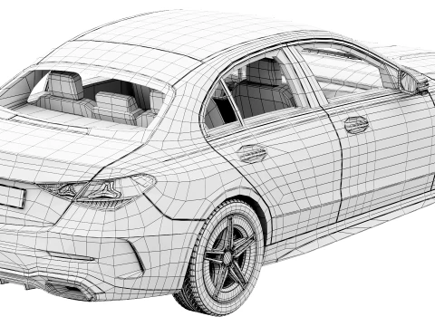 Mercedes-Benz C-Class AMG-Line 2027 3D Model