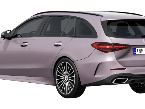 Mercedes-Benz C-Class Estate AMG-Line 2027 3D Model