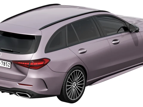 Mercedes-Benz C-Class Estate AMG-Line 2027 3D Model