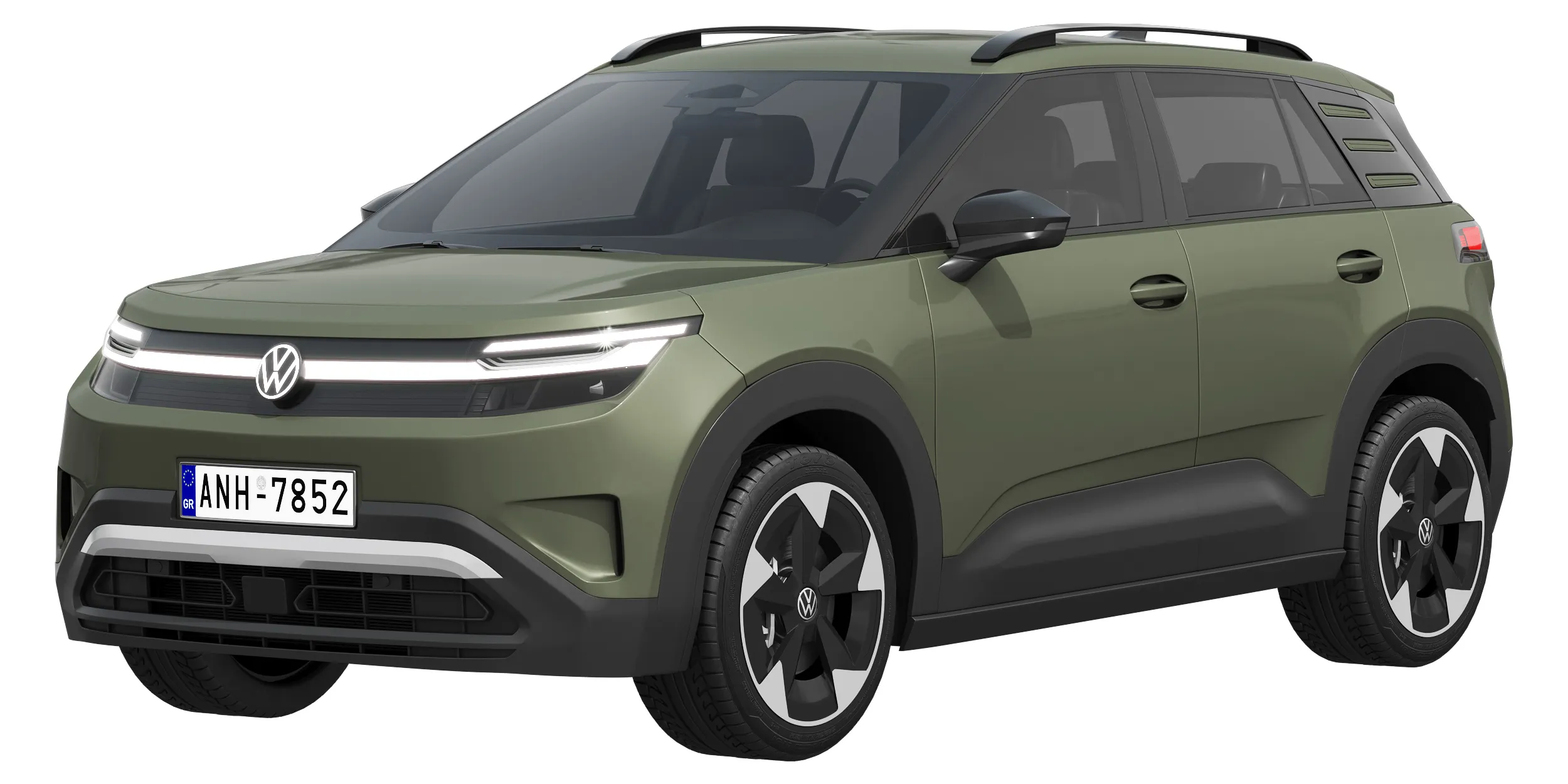 Volkswagen ID Cross 2027 3D Model .c4d .max .obj .3ds .fbx .stl .blend