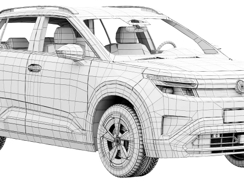 Volkswagen ID Cross 2027 3D Model