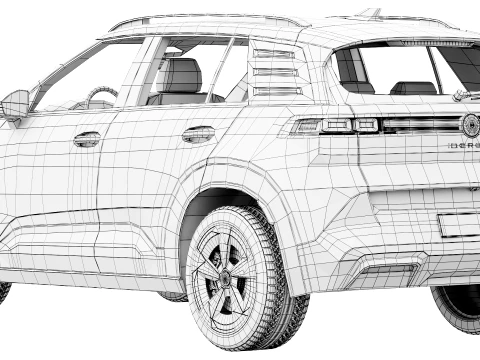 Volkswagen ID Cross 2027 3D Model