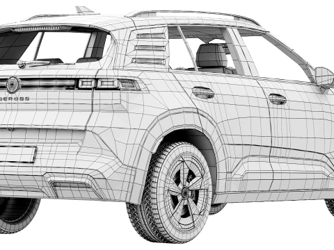 Volkswagen ID Cross 2027 3D Model