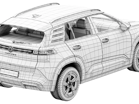 Volkswagen ID Cross 2027 3D Model