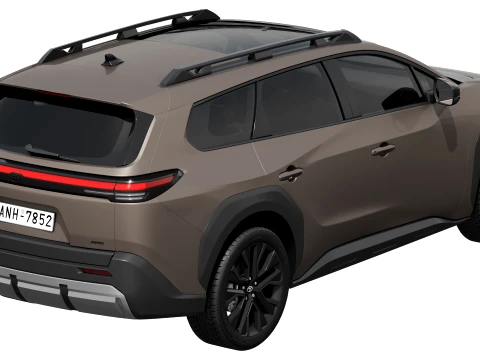 Toyota bZ Woodland 2026 3D Model