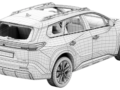 Toyota bZ Woodland 2026 3D Model