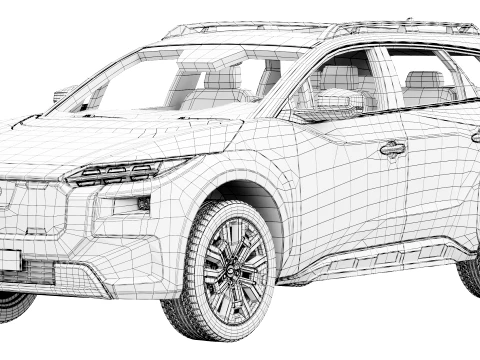 Subaru Trailseeker 2026 3D Model
