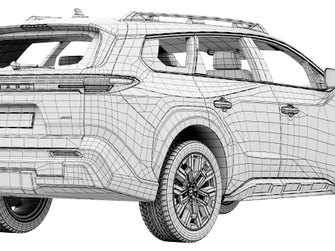 Subaru Trailseeker 2026 3D Model