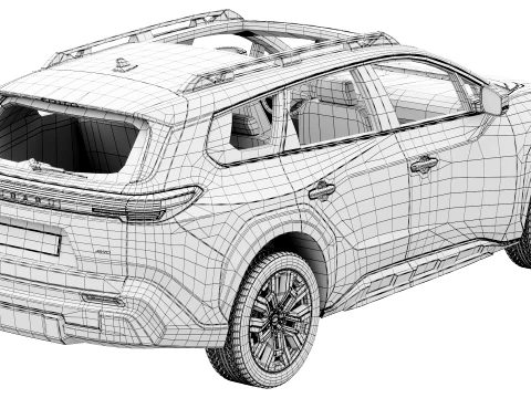 Subaru Trailseeker 2026 3D Model