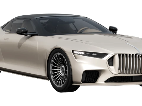 Brabus Bodo Cabriolet 2027 3D Model