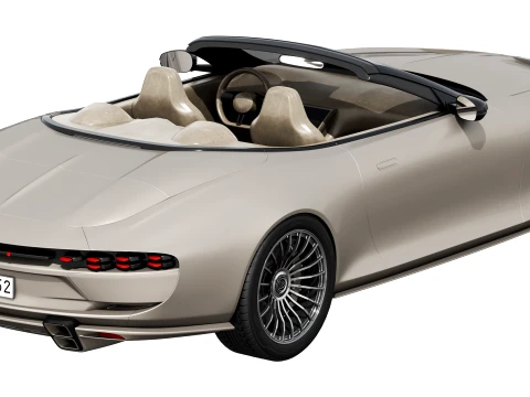 Brabus Bodo Cabriolet 2027 3D Model
