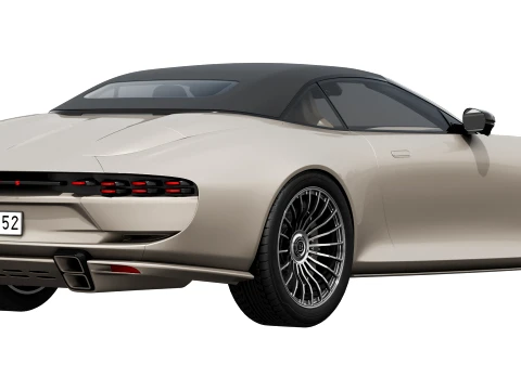 Brabus Bodo Cabriolet 2027 3D Model