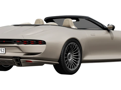 Brabus Bodo Cabriolet 2027 3D Model