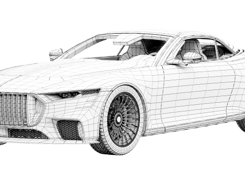 Brabus Bodo Cabriolet 2027 3D Model
