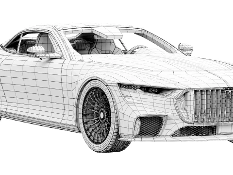 Brabus Bodo Cabriolet 2027 3D Model