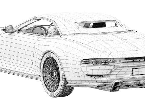 Brabus Bodo Cabriolet 2027 3D Model