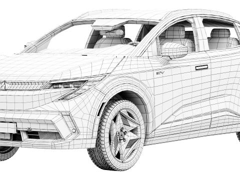 Mitsubishi Eclipse Sportback 2027 3D Model