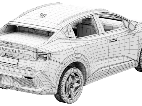 Mitsubishi Eclipse Sportback 2027 3D Model