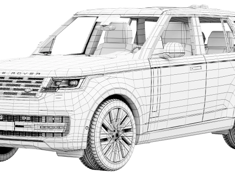 Land Rover Range Rover Electric 2027 3D Model