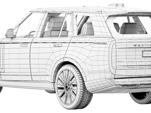Land Rover Range Rover Electric 2027 3D Model