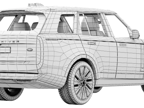 Land Rover Range Rover Electric 2027 3D Model