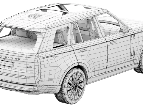 Land Rover Range Rover Electric 2027 3D Model