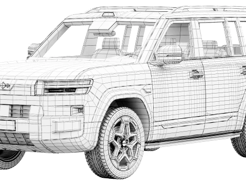 BYD Fang Cheng Bao Tai 7 3D Model