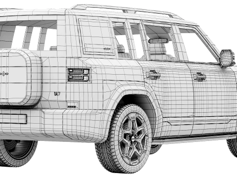 BYD Fang Cheng Bao Tai 7 3D Model