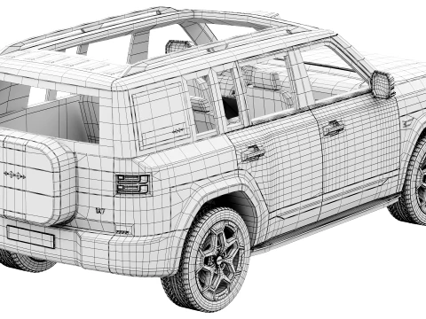 BYD Fang Cheng Bao Tai 7 3D Model