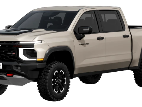 Chevrolet Silverado 1500 ZR2 2027 3D Model