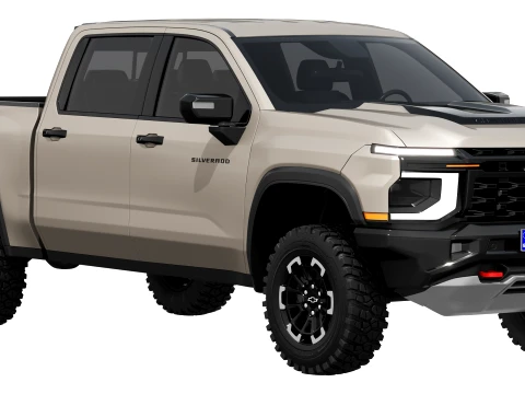 Chevrolet Silverado 1500 ZR2 2027 3D Model