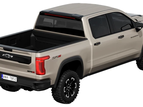 Chevrolet Silverado 1500 ZR2 2027 3D Model