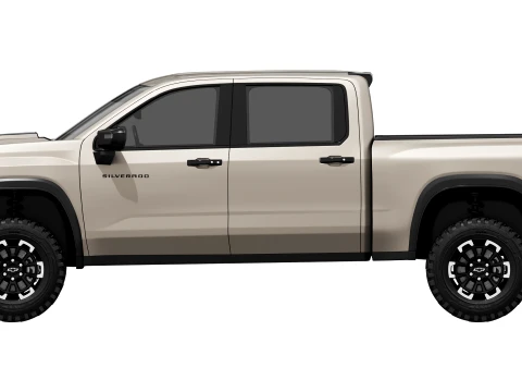 Chevrolet Silverado 1500 ZR2 2027 3D Model