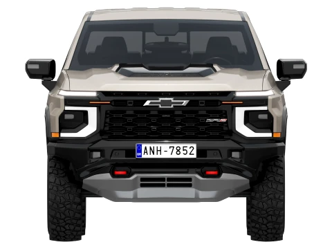 Chevrolet Silverado 1500 ZR2 2027 3D Model