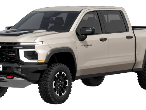 Chevrolet Silverado 1500 ZR2 2027 3D Modell