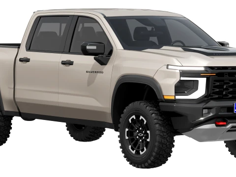 Chevrolet Silverado 1500 ZR2 2027 3D Modell
