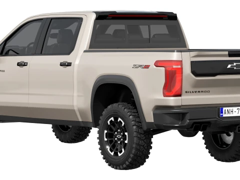 Chevrolet Silverado 1500 ZR2 2027 3D Modell