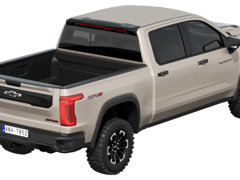 Chevrolet Silverado 1500 ZR2 2027 3D Modell