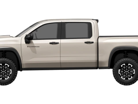 Chevrolet Silverado 1500 ZR2 2027 3D Modell