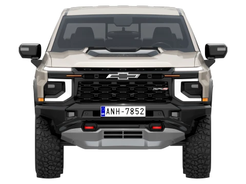 Chevrolet Silverado 1500 ZR2 2027 3D Modell