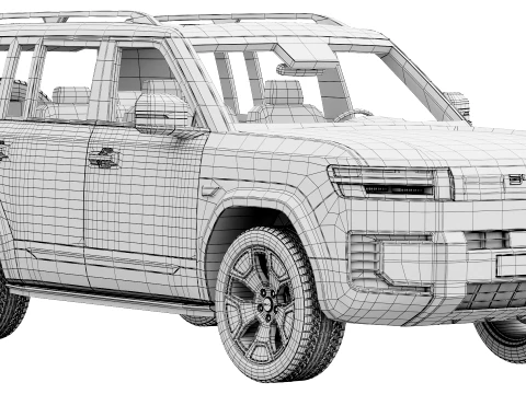 BYD Ti 7 2027 3D Model