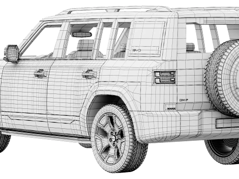 BYD Ti 7 2027 3D Model