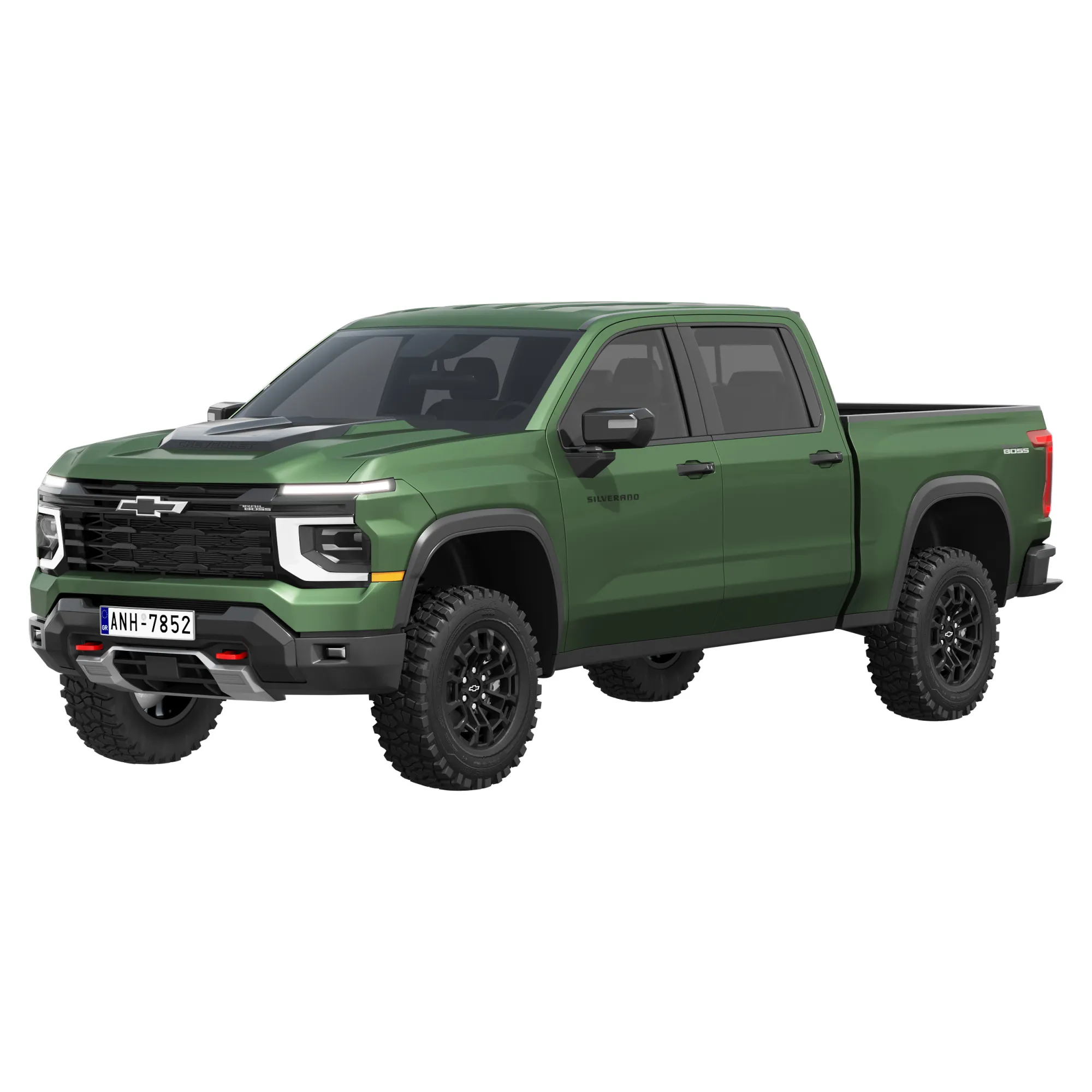 Chevrolet Silverado 1500 TrailBoss 2027 3D Model .c4d .max .obj .3ds .fbx .stl .blend 