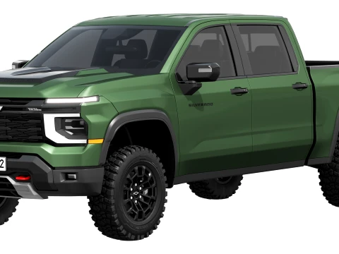 Chevrolet Silverado 1500 TrailBoss 2027 3D Model