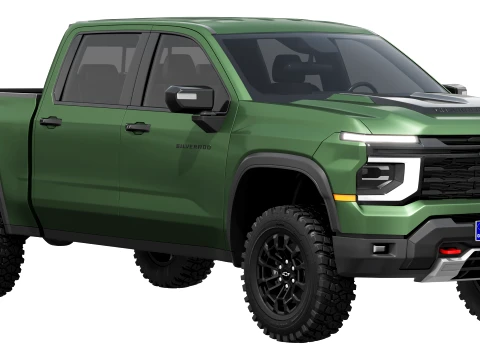 Chevrolet Silverado 1500 TrailBoss 2027 3D Model