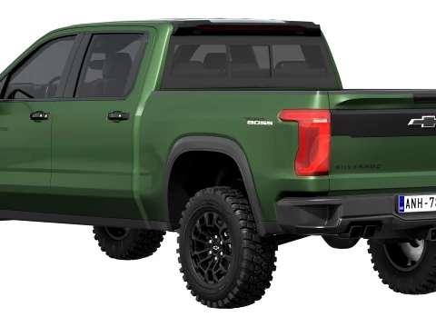 Chevrolet Silverado 1500 TrailBoss 2027 3D Model