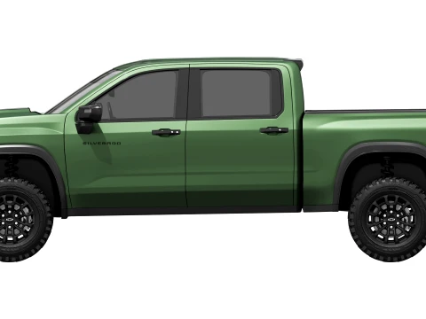 Chevrolet Silverado 1500 TrailBoss 2027 3D Model