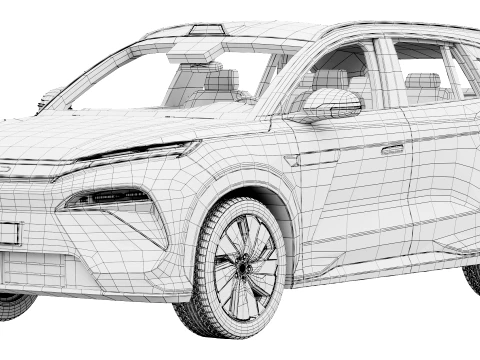 BYD Atto 8 2027 3D Model