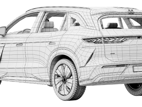 BYD Atto 8 2027 3D Model