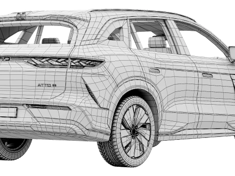 BYD Atto 8 2027 3D Model